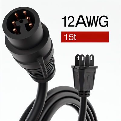 12AWG 15FT SAE Extension Cord for Automotive and Solar