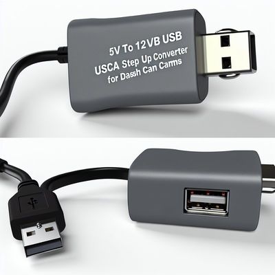 5V USBステップアップコンバーター 電源アダプター 車両用電化製品用シガーライターソケット付き