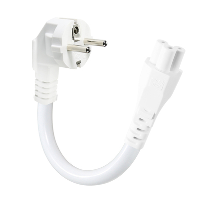 VDE認証 EU Schuko - IEC C5 電源コード 2.5A 250V H05VV-F