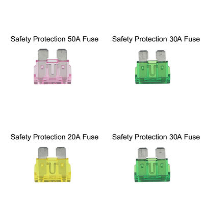 自動車用20Aインラインブレードヒューズホルダー、12 AWGワイヤー付き