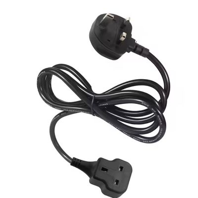 UKヒューズ付き電源延長コード 13A 250V オス-メス