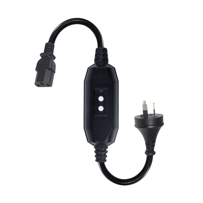 AU IEC C13 電源コードへのプラグ RCD 10A 240V