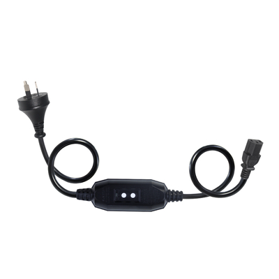 AU IEC C13 電源コードへのプラグ RCD 10A 240V