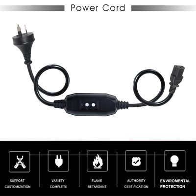 AU IEC C13 電源コードへのプラグ RCD 10A 240V