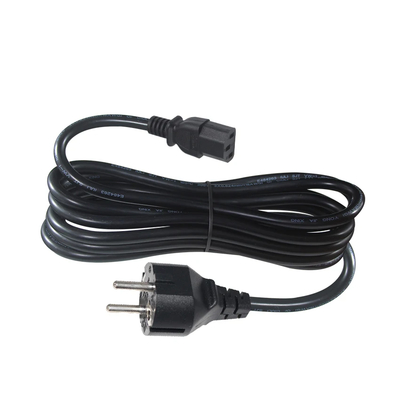 VDE 250V H05VV-F 3G1.0mm² Schuko - C13 電源コード