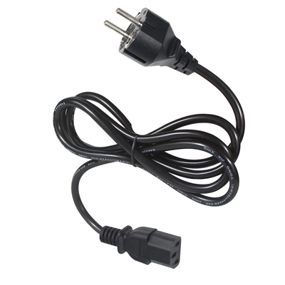 VDE 250V H05VV-F 3G1.0mm² Schuko - C13 電源コード