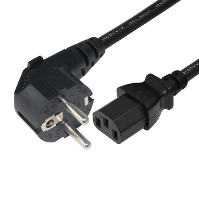 VDE 250V H05VV-F 3G1.0mm² Schuko - C13 電源コード