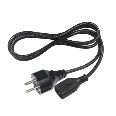 VDE H05VV-F 3G1.0mm2 サーバー用のSchukoからC14電源コード