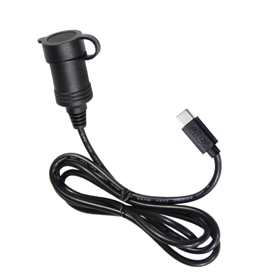 12V カー・タバコライターソケットからUSB-C 電源アダプタ 変換器 DC出力プラグとC型ポート 携帯電話 タブレット GPS ダッシュカメラ