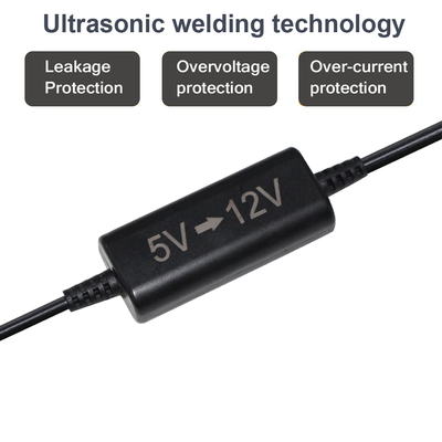 SAE から DC プラグ ステップアップ 変換ケーブル 5V から 12V ソーラーパネル バッテリー パック 自動車 モーターサイクル LED ルーター