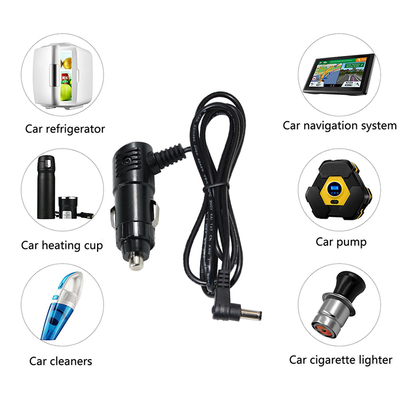 12V 3Aアングルタバコ点灯器プラグ DC 2.1mm電源ケーブル