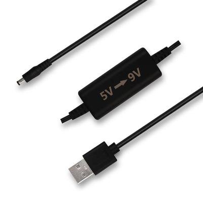USB - 9V DCコンバータケーブル ステップアップ電源ケーブル USB 5V - 9V 電圧ブーストケーブル ルーター スピーカー モデム カメラ用