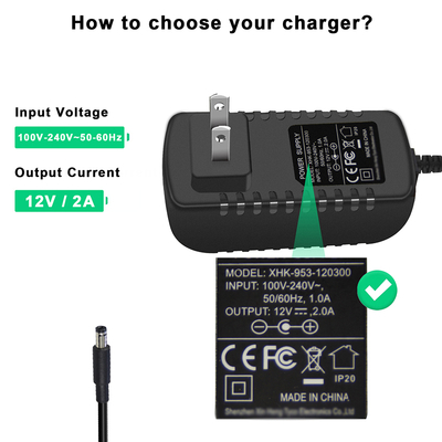 12V 1A Universal Travel Power Adapter with International Plug Converter for DC Devices