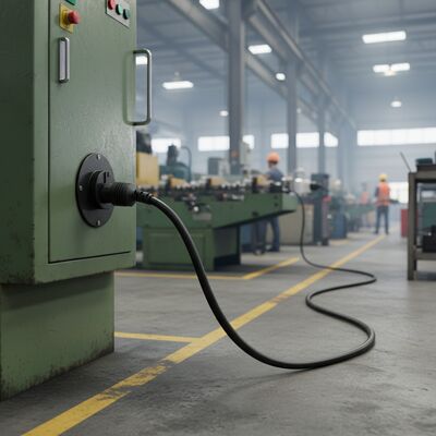 14AWG 15A NEMA L7-15P ロックプラグ - L7-15R ロックレセプタクル 1.5m ツイストロックアダプター延長コード、ステージ & 発電機用