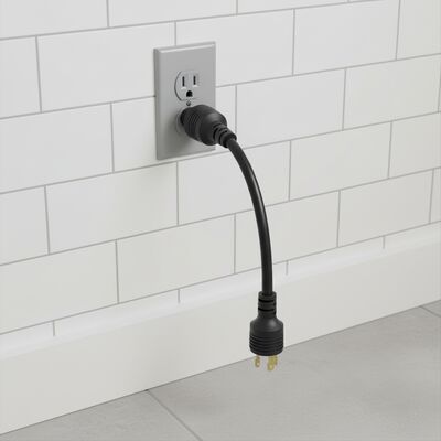 14AWG 15A NEMA L7-15P ロックプラグ - L7-15R ロックレセプタクル 1.5m ツイストロックアダプター延長コード、ステージ & 発電機用