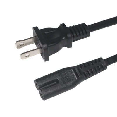 18AWG NEMA 1-15P C7-US 2本の電源コード 8図のコネクタ
