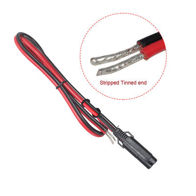 STP-2 18/16AWG SAE から 12V の 缶詰付き 剥がれた 太陽光 電源 ケーブル