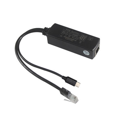 USB-C出力付きPoEスプリッタ 48Vから5V/9V/12V パワーオーバーイーサネット変換機 タブレット,電話,ラズベリーパイ,USB-Cデバイス