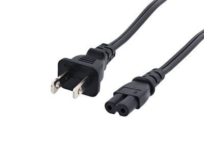 10フィート標準ラップトップ電源ケーブル C7 非極性コネクタ オフィス機器用
