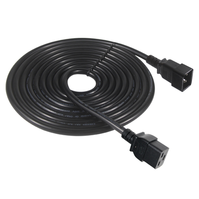 IEC320 C19 から C20 電源コード 16A 250V 0.8m 重用